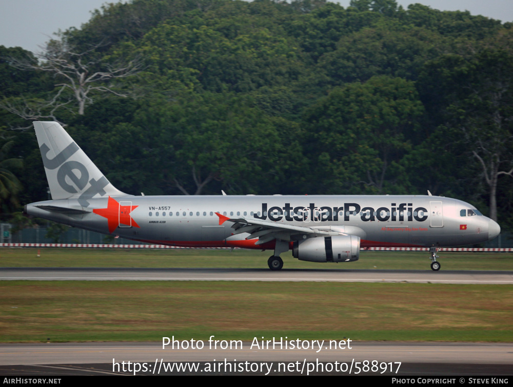 Aircraft Photo of VN-A557 | Airbus A320-232 | Jetstar Pacific Airways | AirHistory.net #588917