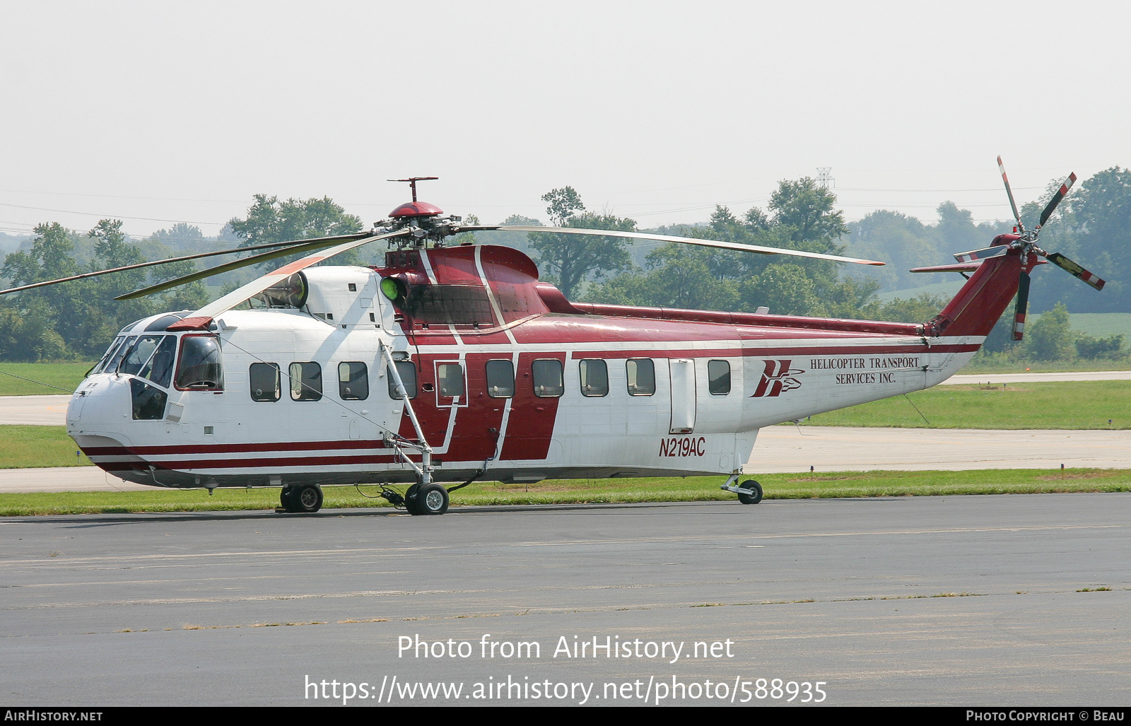 Aircraft Photo of N219AC | Sikorsky S-61N MkII | HTS - Helicopter Transport Services | AirHistory.net #588935