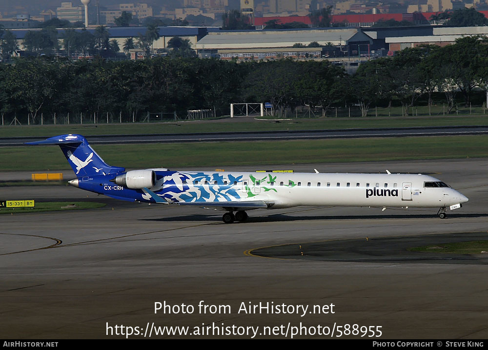 Aircraft Photo of CX-CRH | Bombardier CRJ-900 NG (CL-600-2D24) | PLUNA Líneas Aéreas Uruguayas | AirHistory.net #588955