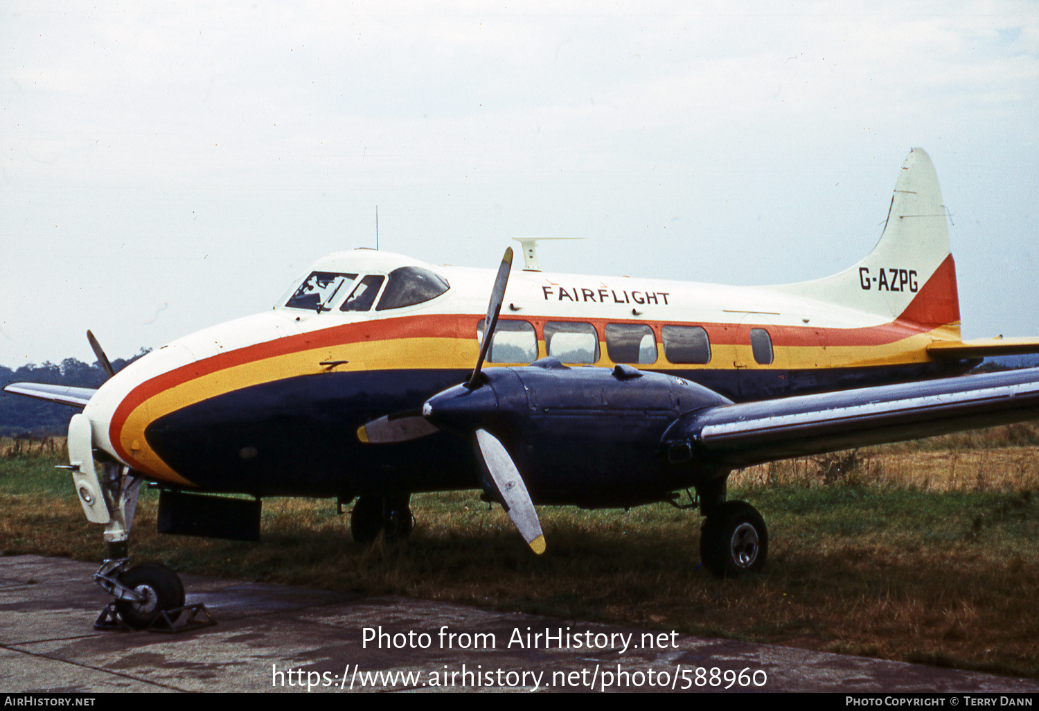 Aircraft Photo of G-AZPG | De Havilland D.H. 104 Dove 5 | Fairflight Charters | AirHistory.net #588960