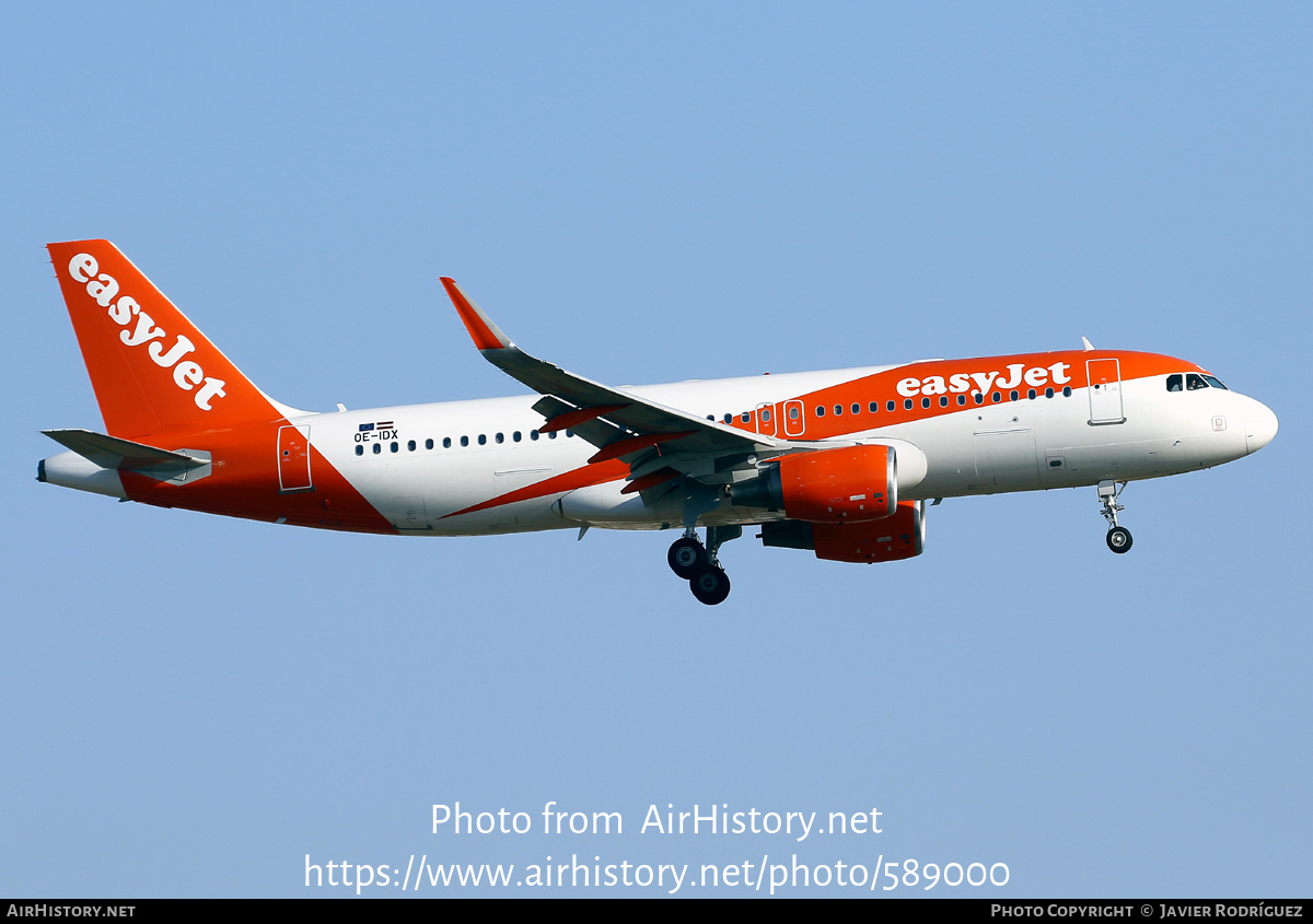 Aircraft Photo of OE-IDX | Airbus A320-216 | EasyJet | AirHistory.net #589000