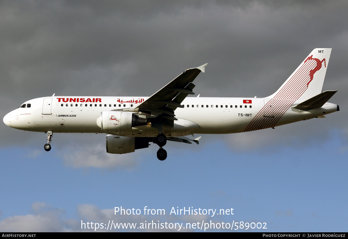 Aircraft Photo of TS-IMT | Airbus A320-214 | Tunisair | AirHistory.net #589002