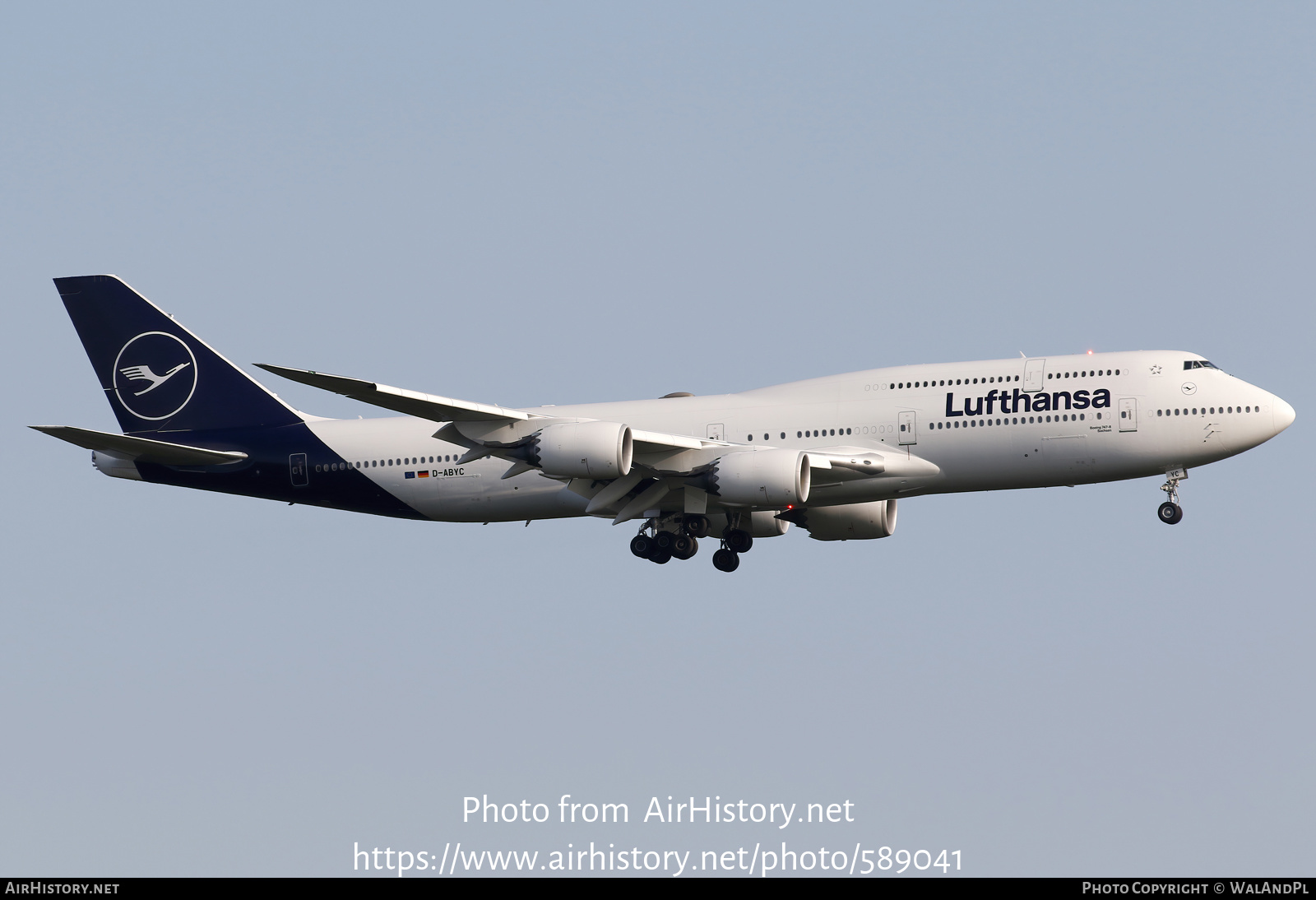 Aircraft Photo of D-ABYC | Boeing 747-830 | Lufthansa | AirHistory.net #589041