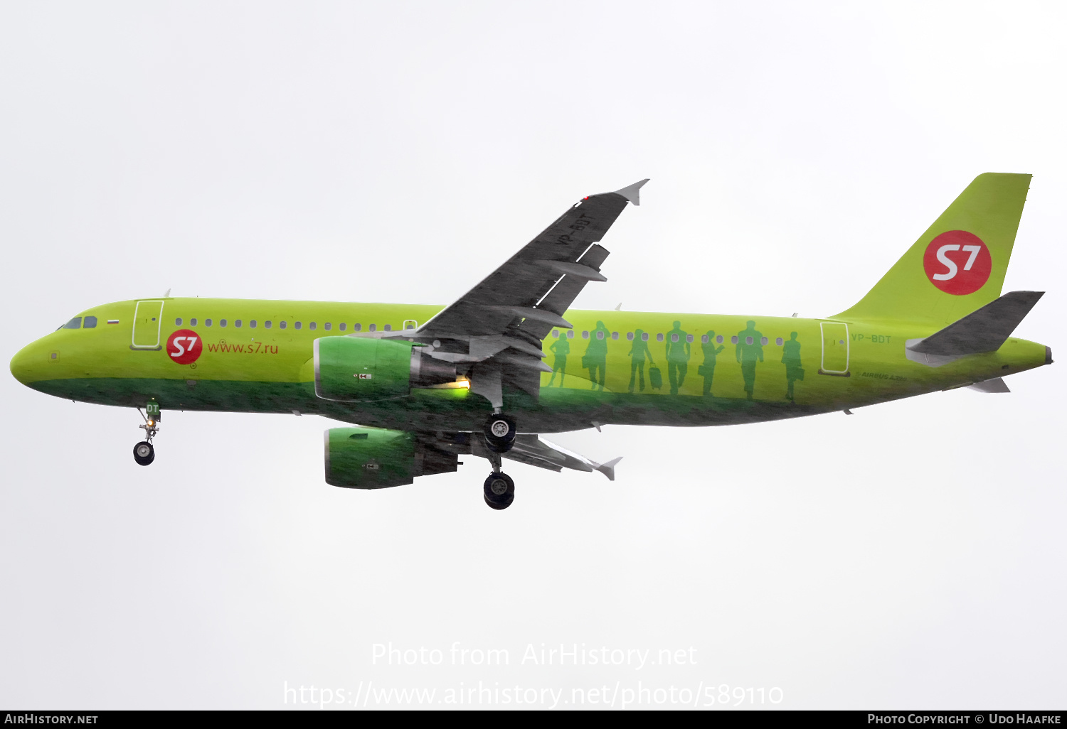 Aircraft Photo of VP-BDT | Airbus A320-214 | S7 Airlines | AirHistory.net #589110