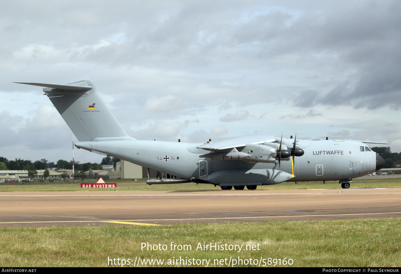 Aircraft Photo of 5416 | Airbus A400M Atlas | Germany - Air Force | AirHistory.net #589160