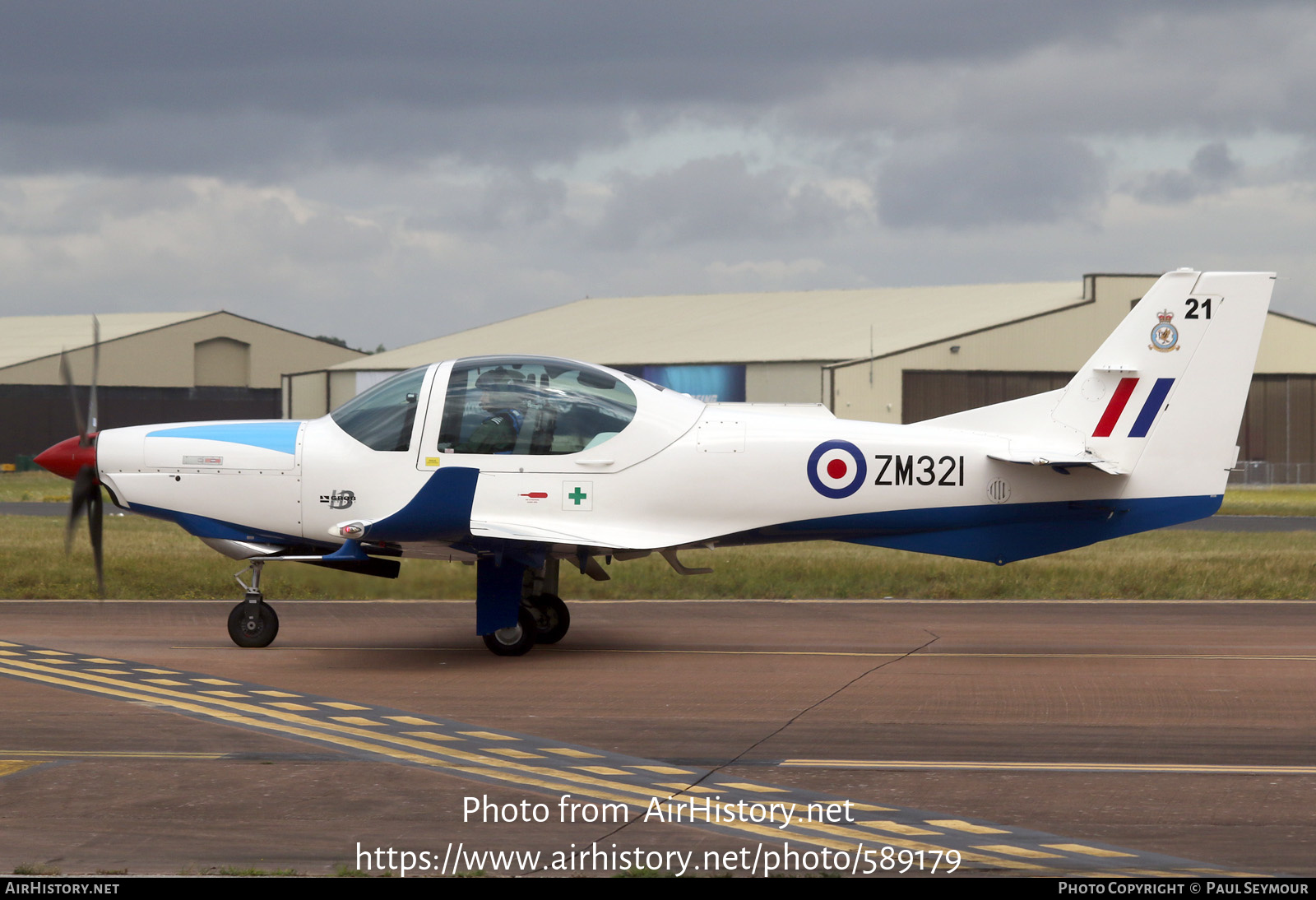 Aircraft Photo of ZM321 | Grob G-120TP Prefect T1 | UK - Air Force | AirHistory.net #589179