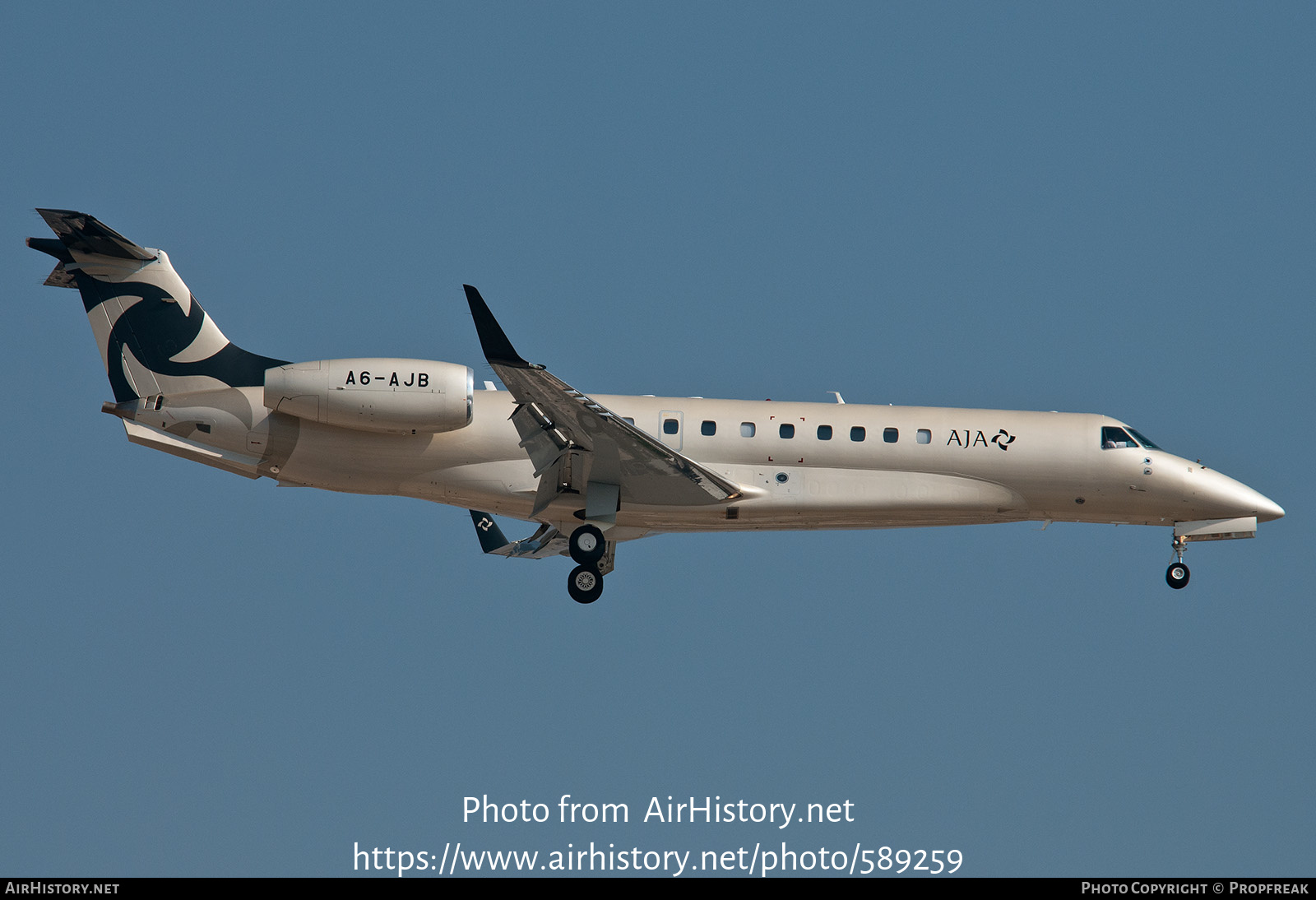 Aircraft Photo of A6-AJB | Embraer Legacy 600 (EMB-135BJ) | AJA - Al Jaber Aviation | AirHistory.net #589259