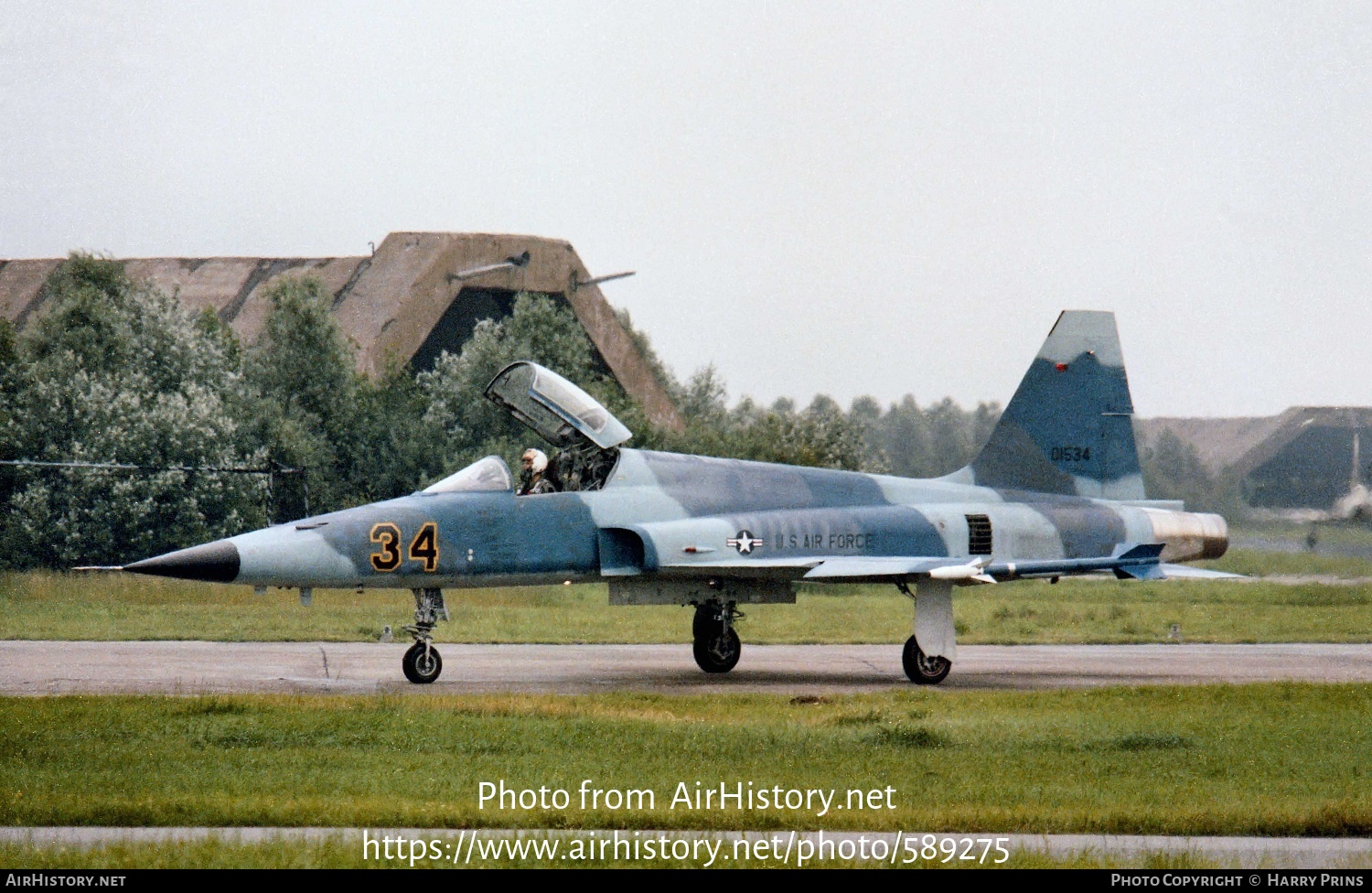 Aircraft Photo of 74-1534 / 01534 | Northrop F-5E Tiger II | USA - Air Force | AirHistory.net #589275