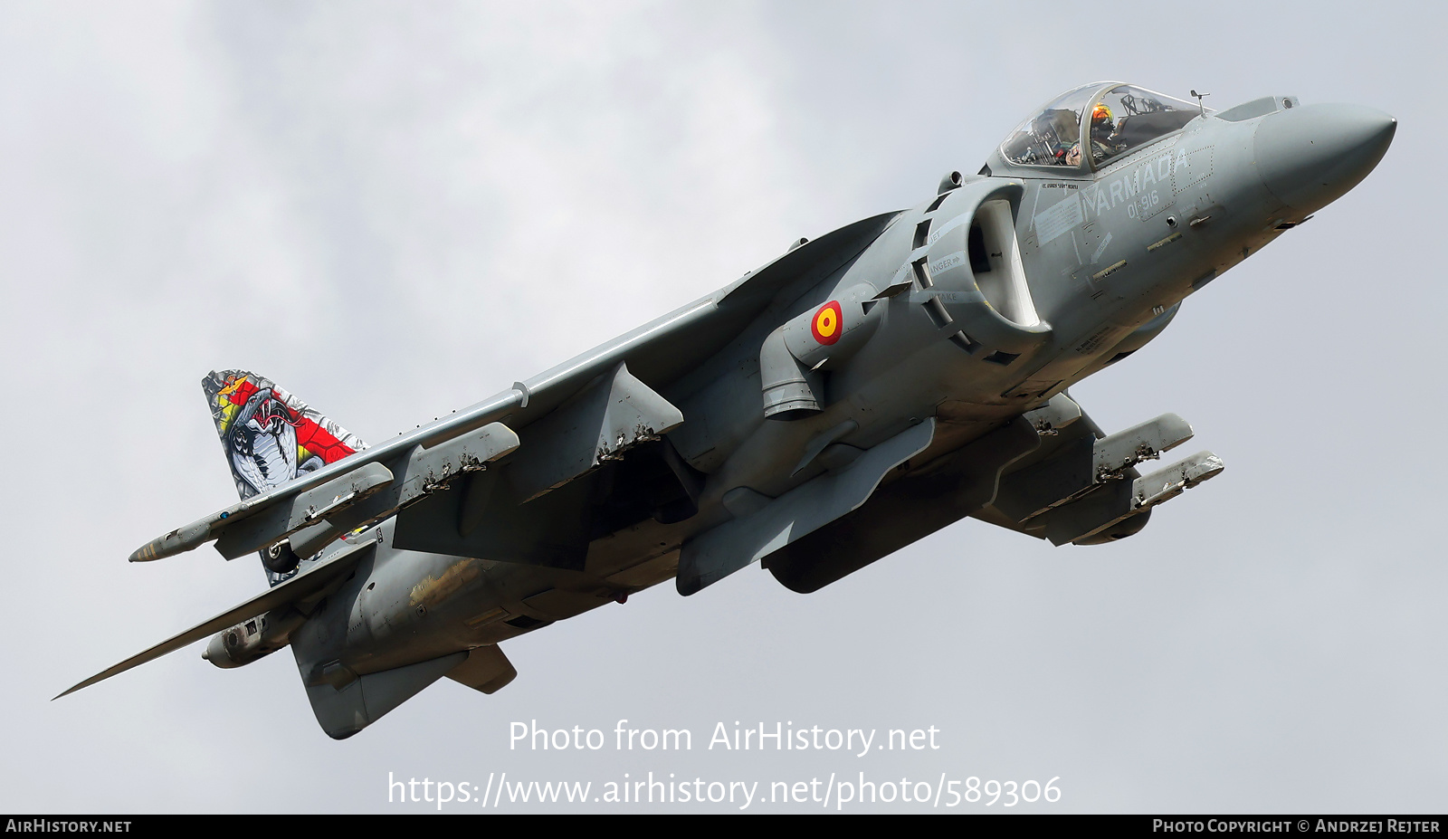 Aircraft Photo of VA.1B-16 | McDonnell Douglas EAV-8B Matador II+ | Spain - Navy | AirHistory.net #589306