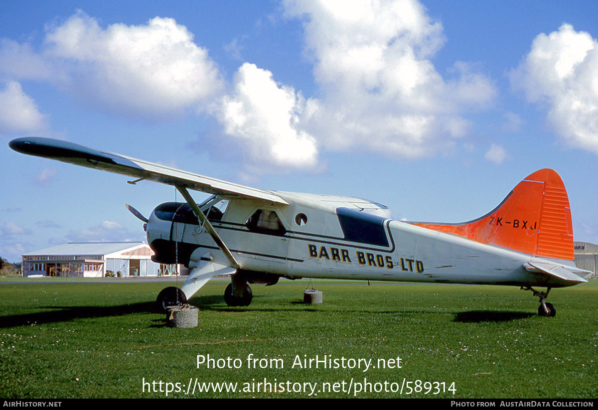 Aircraft Photo of ZK-BXJ | De Havilland Canada DHC-2 Beaver Mk1 | Barr Bros | AirHistory.net #589314