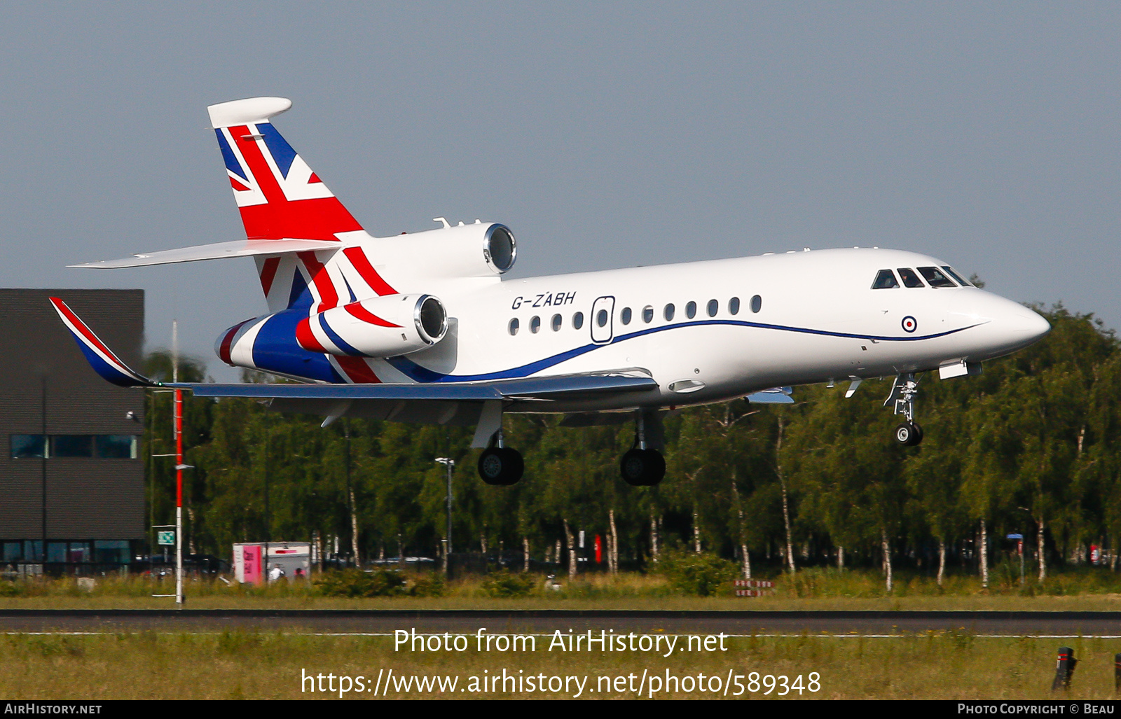 Aircraft Photo of G-ZABH | Dassault Falcon 900LX Envoy IV CC.1 | UK - Air Force | AirHistory.net #589348