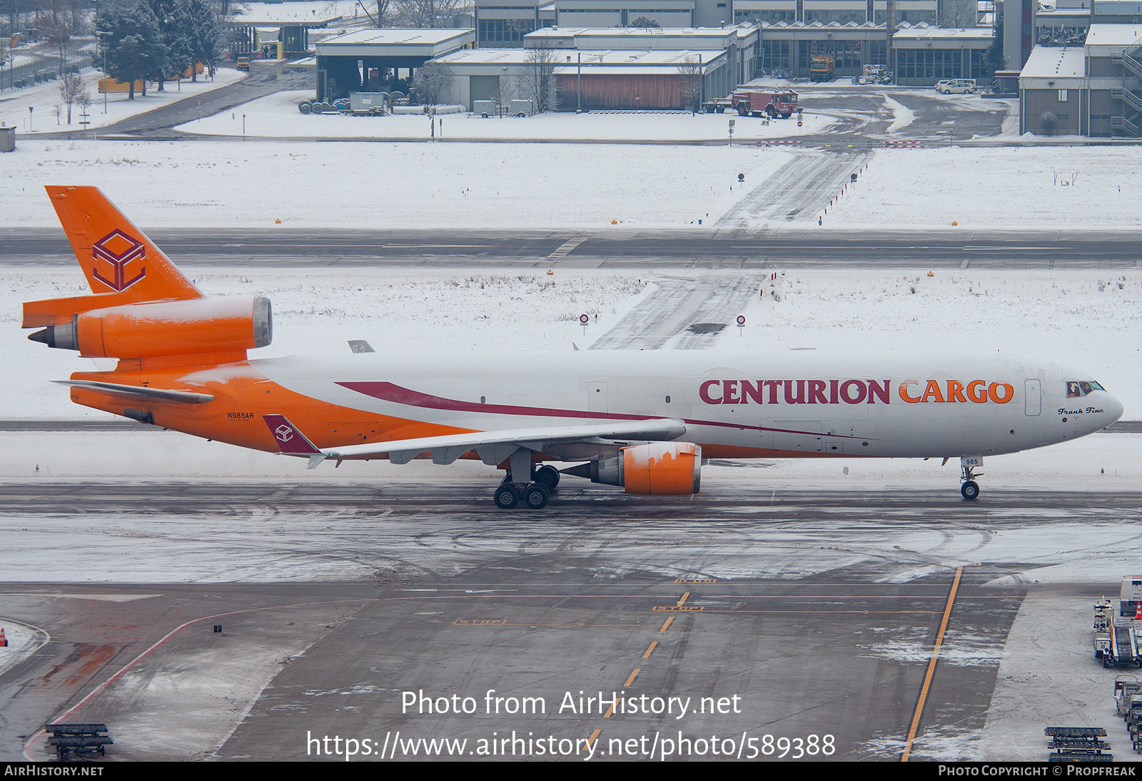 Aircraft Photo of N985AR | McDonnell Douglas MD-11/F | Centurion Cargo | AirHistory.net #589388