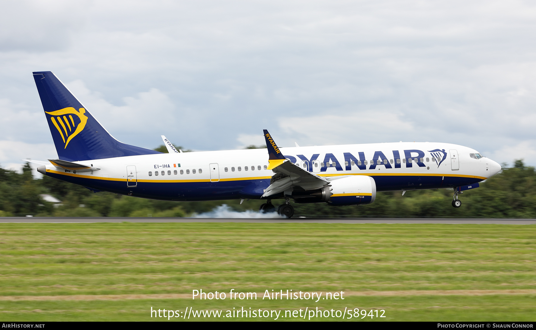 Aircraft Photo of EI-IHA | Boeing 737-8200 Max 200 | Ryanair | AirHistory.net #589412