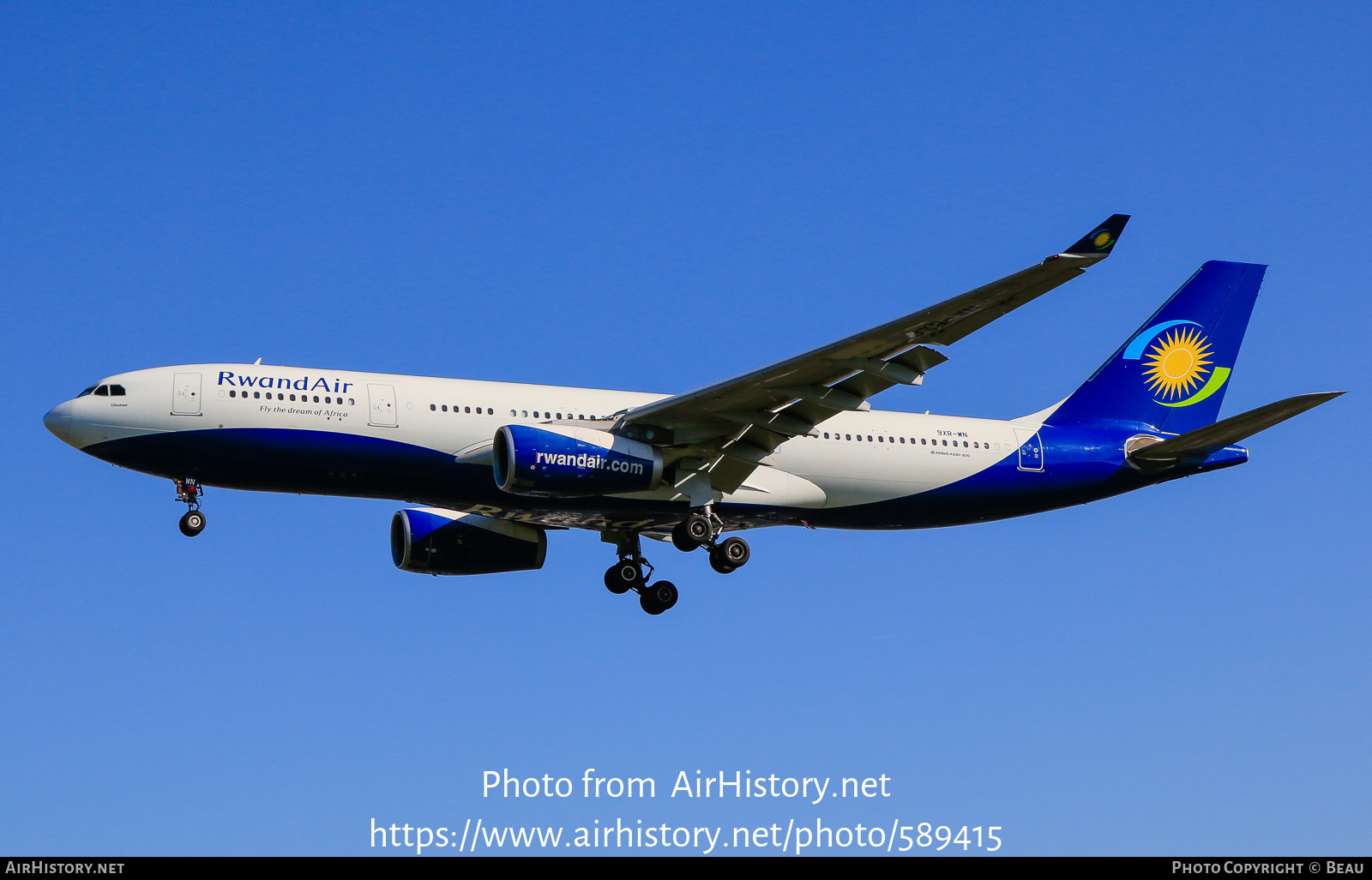 Aircraft Photo of 9XR-WN | Airbus A330-243 | RwandAir | AirHistory.net #589415