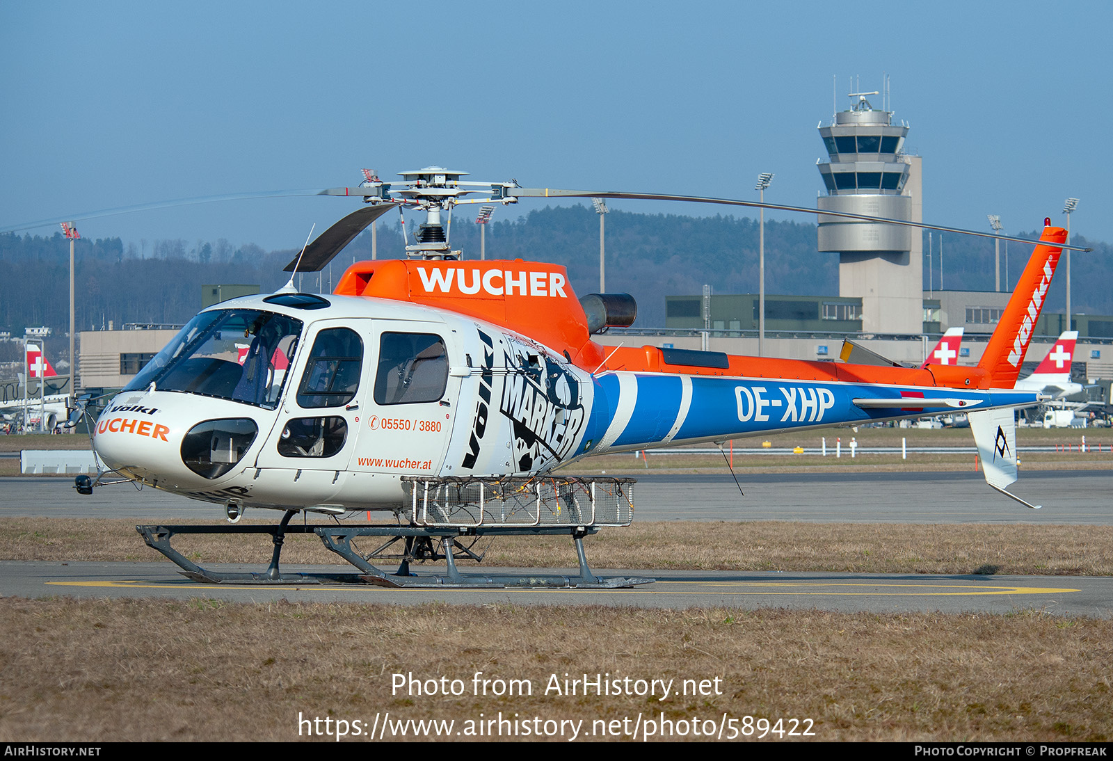 Aircraft Photo of OE-XHP | Aerospatiale AS-350B-3 Ecureuil | Wucher Helicopter | AirHistory.net #589422