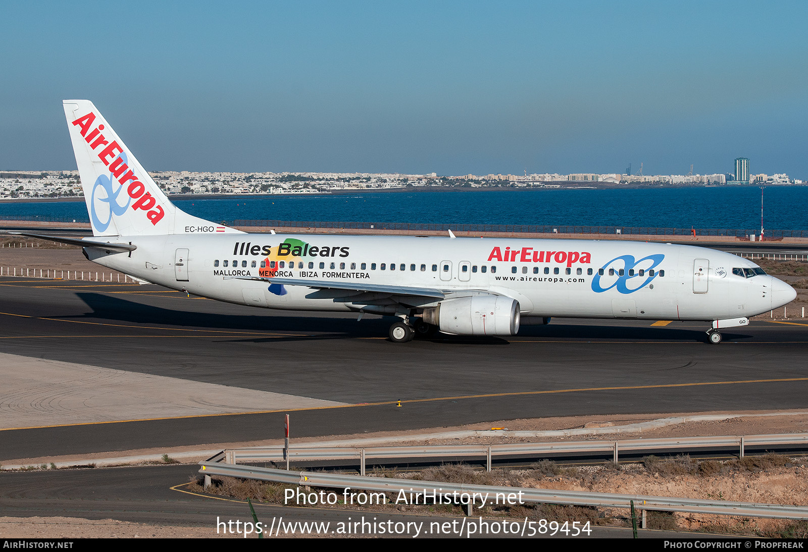 Aircraft Photo of EC-HGO | Boeing 737-85P | Air Europa | AirHistory.net #589454