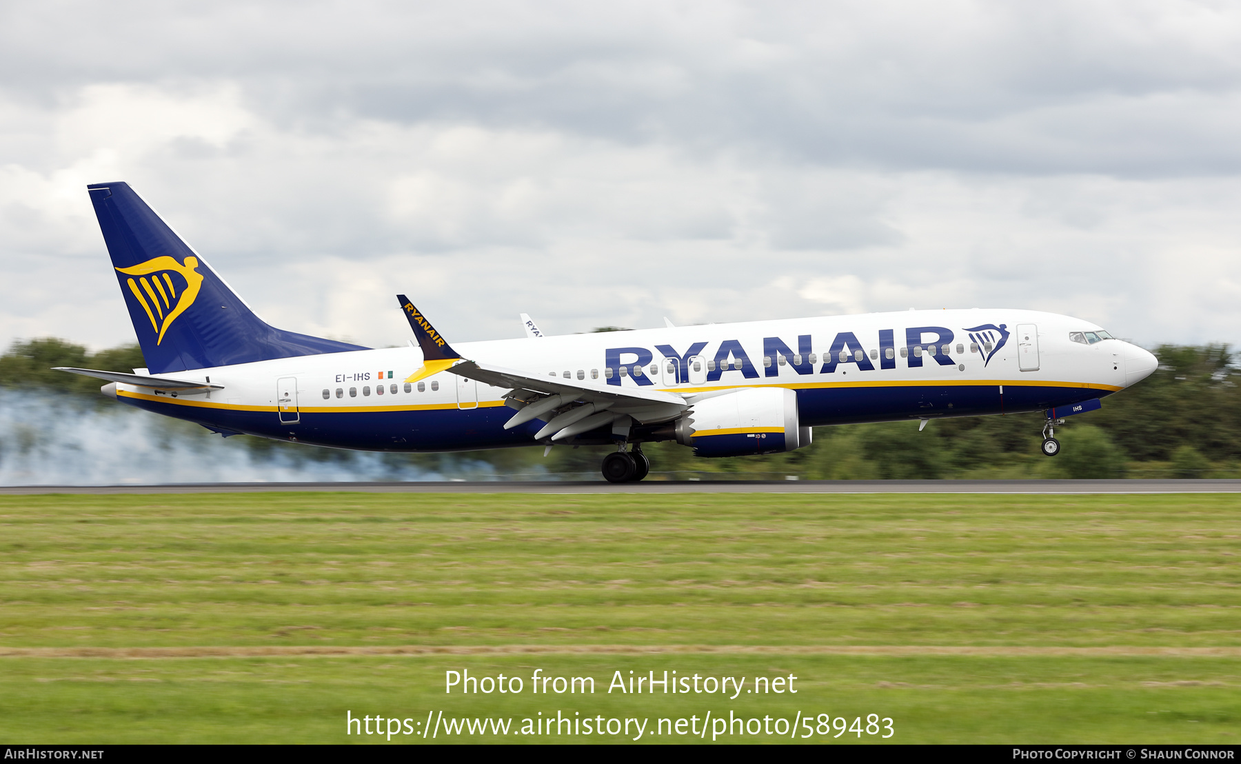 Aircraft Photo of EI-IHS | Boeing 737-8200 Max 200 | Ryanair | AirHistory.net #589483