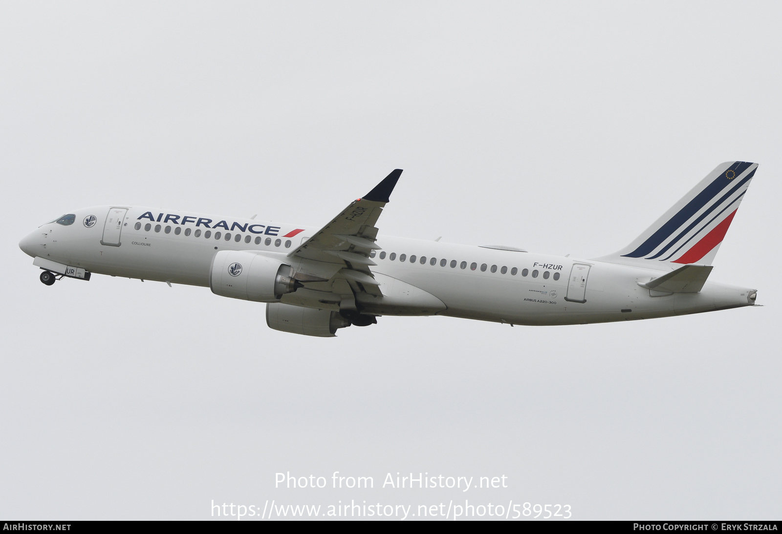 Aircraft Photo of F-HZUR | Airbus A220-371 (BD-500-1A11) | Air France | AirHistory.net #589523