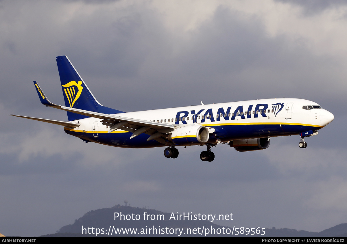 Aircraft Photo of EI-DCP | Boeing 737-8AS | Ryanair | AirHistory.net #589565