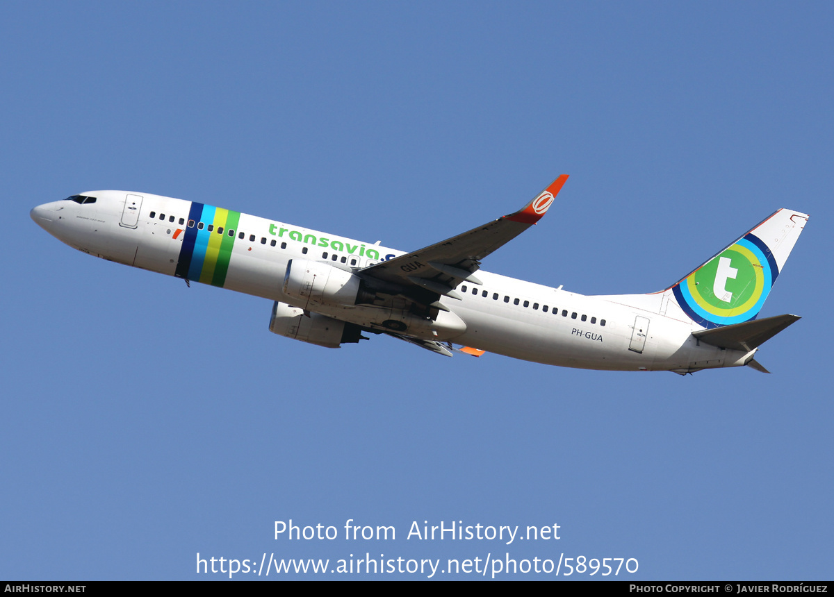 Aircraft Photo of PH-GUA | Boeing 737-8EH | Transavia | AirHistory.net #589570