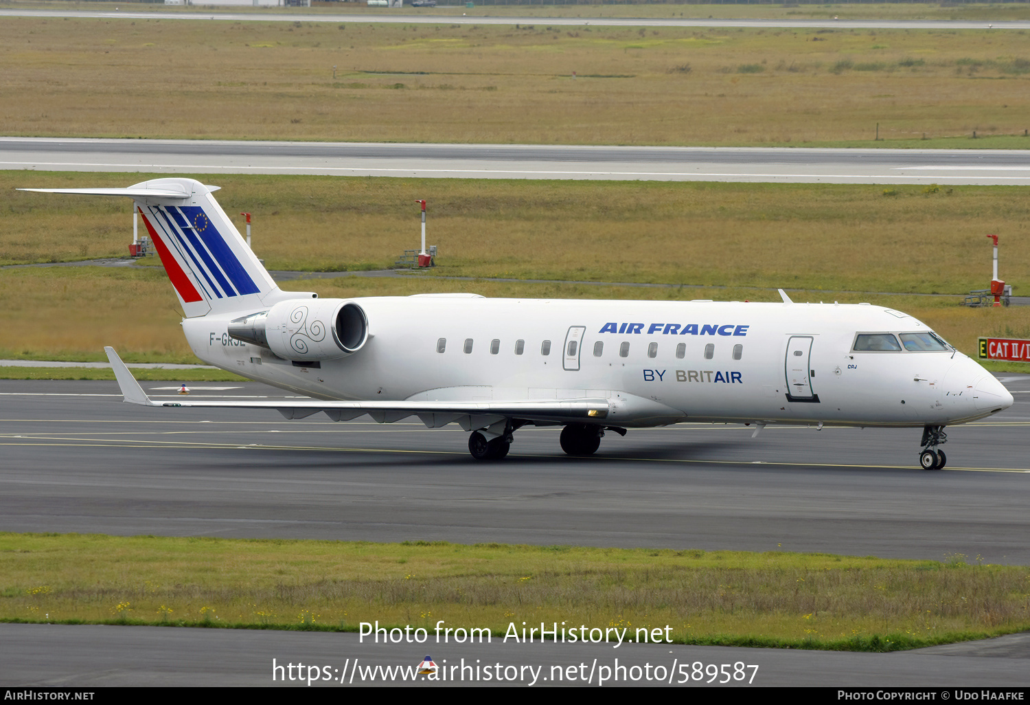 Aircraft Photo of F-GRJL | Bombardier CRJ-100ER (CL-600-2B19) | Air France | AirHistory.net #589587