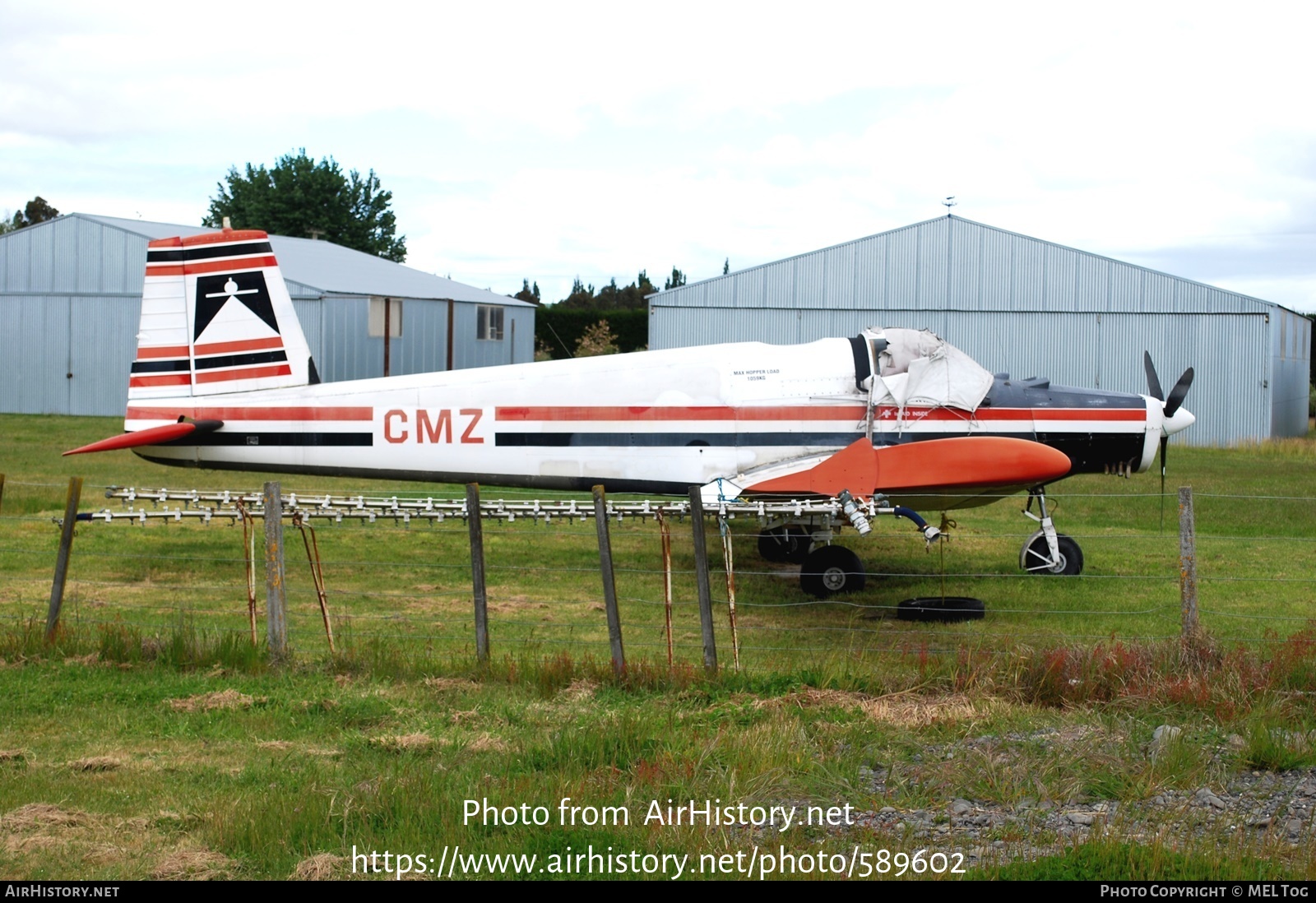 Aircraft Photo of ZK-CMZ | Air Parts Fletcher FU-24 | AirHistory.net #589602