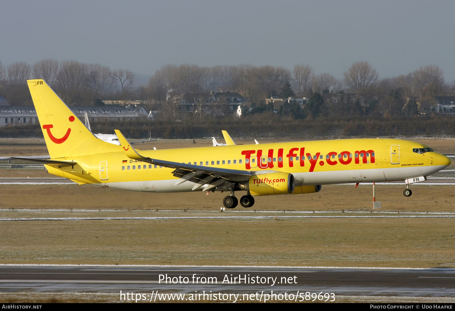 Aircraft Photo of D-AHFR | Boeing 737-8K5 | TUIfly | AirHistory.net #589693