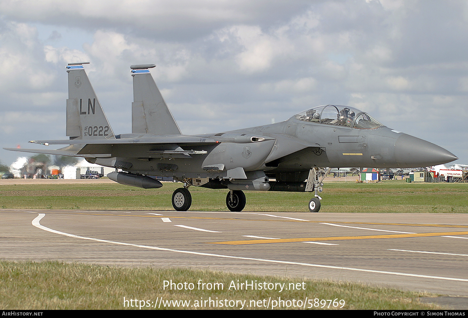 Aircraft Photo of 97-0222 / AF97-0222 | Boeing F-15E Strike Eagle | USA - Air Force | AirHistory.net #589769