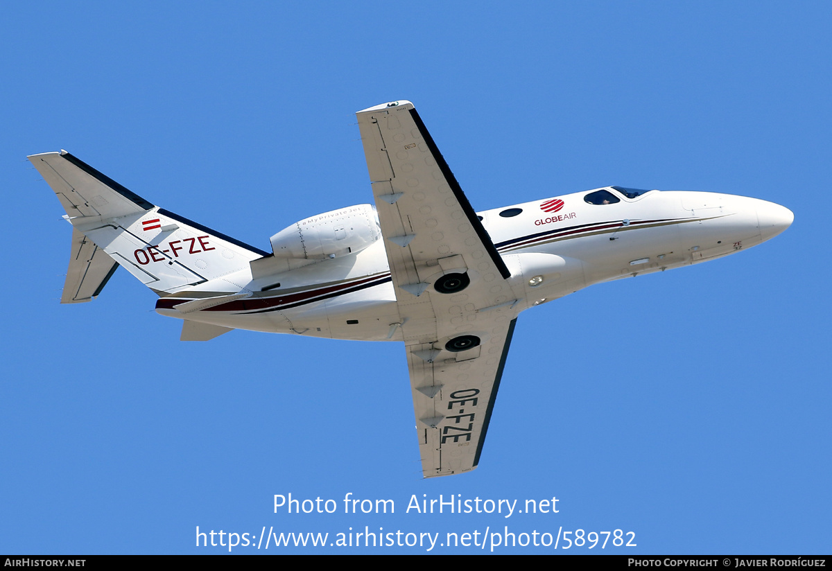 Aircraft Photo of OE-FZE | Cessna 510 Citation Mustang | GlobeAir | AirHistory.net #589782