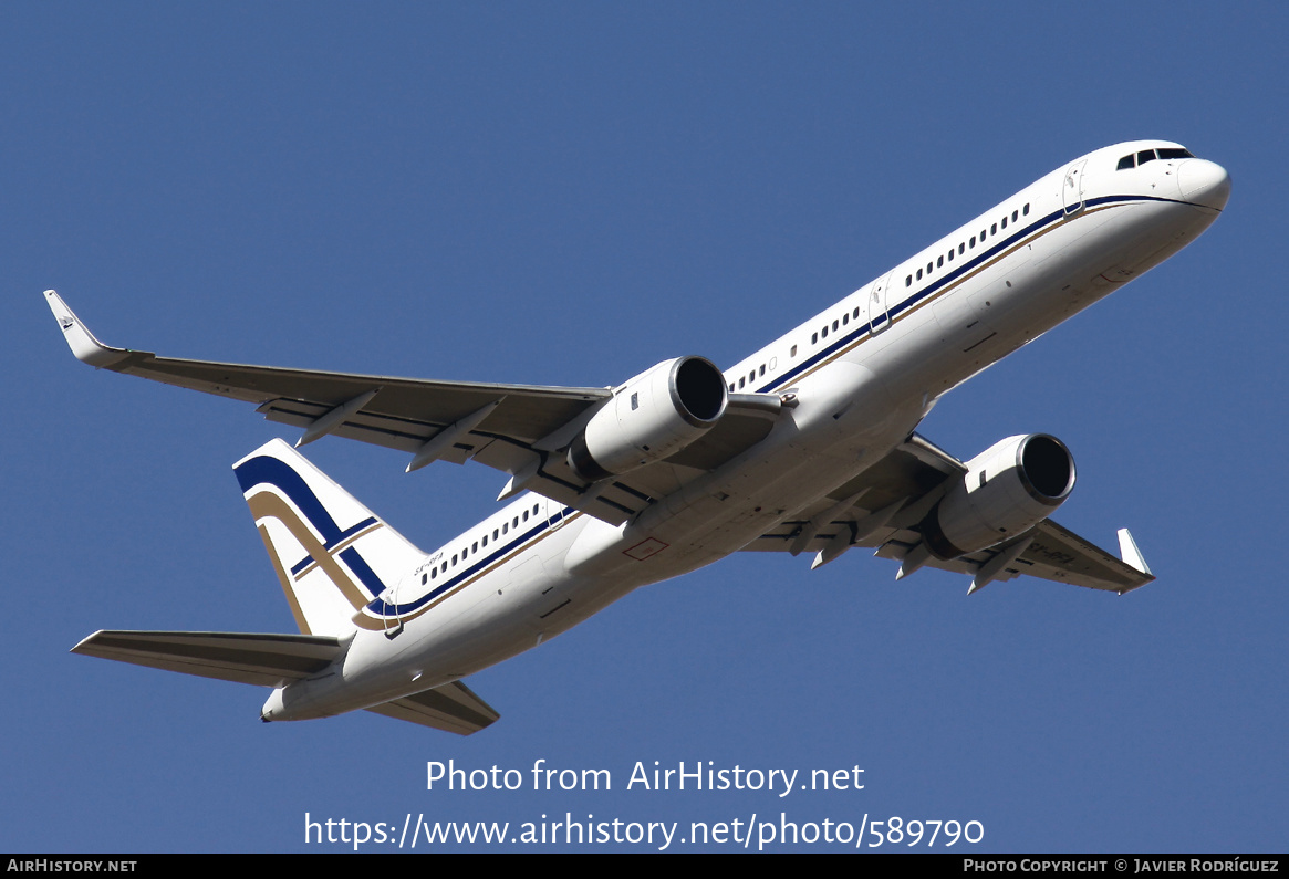 Aircraft Photo of SX-RFA | Boeing 757-23N | GainJet Aviation | AirHistory.net #589790