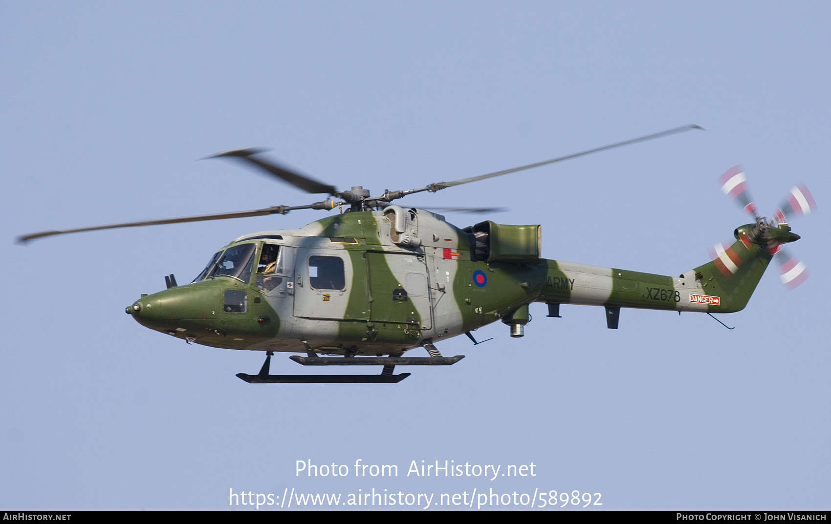 Aircraft Photo of XZ678 | Westland WG-13 Lynx AH7 | UK - Army | AirHistory.net #589892