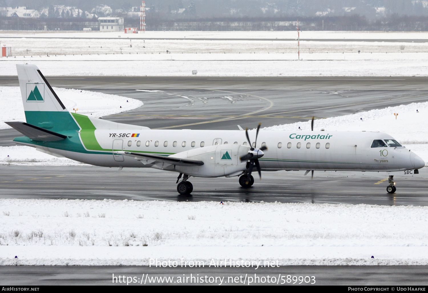 Aircraft Photo of YR-SBC | Saab 2000 | Carpatair | AirHistory.net #589903