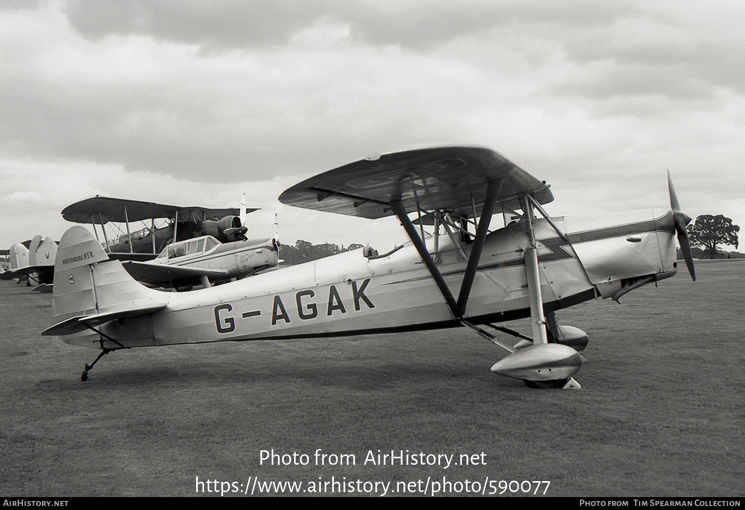 Aircraft Photo of G-AGAK | Hirtenberg HS-9A | AirHistory.net #590077