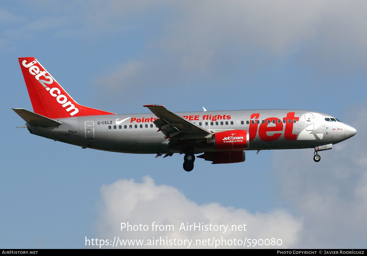 Aircraft Photo of G-CELZ | Boeing 737-377(QC) | Jet2 | AirHistory.net #590080