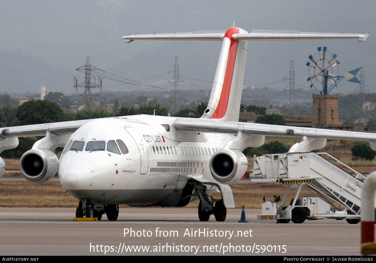 Aircraft Photo of EI-WXA | BAE Systems Avro 146-RJ85 | CityJet | AirHistory.net #590115