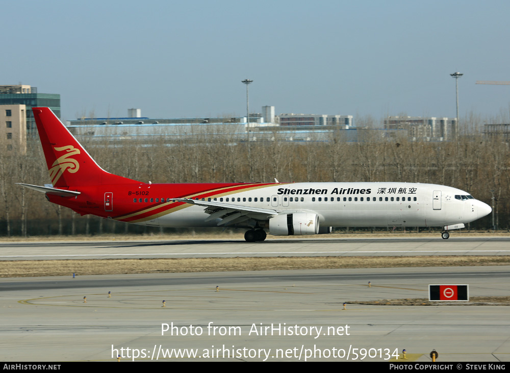 Aircraft Photo of B-5102 | Boeing 737-97L | Shenzhen Airlines | AirHistory.net #590134