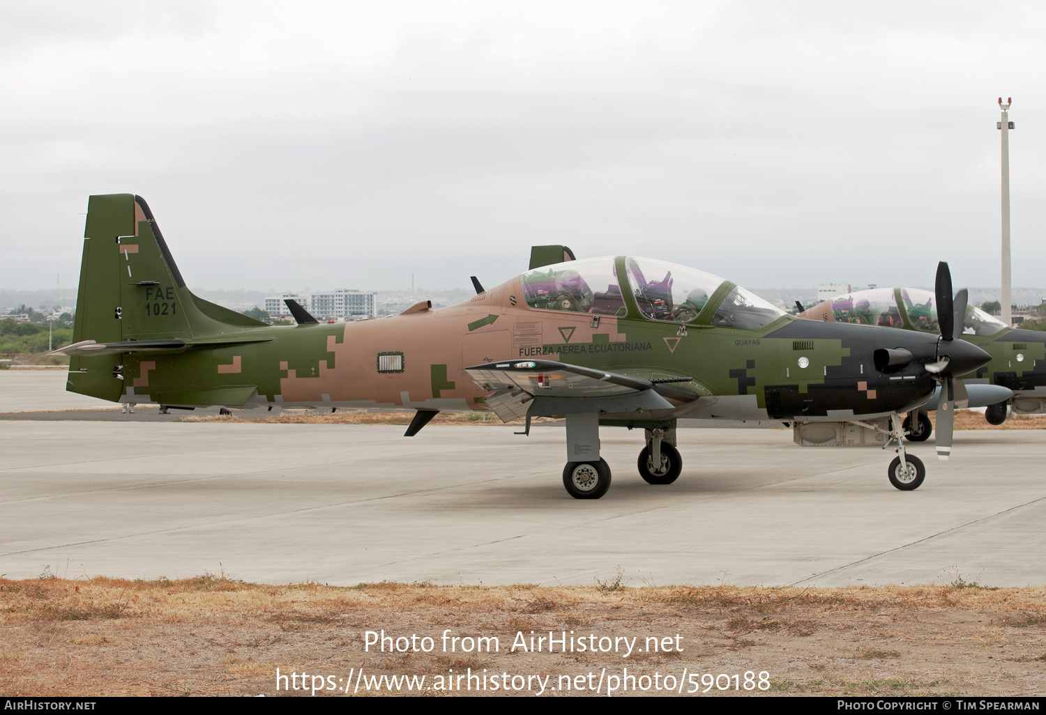 Aircraft Photo of FAE1021 | Embraer A-29B Super Tucano | Ecuador - Air Force | AirHistory.net #590188