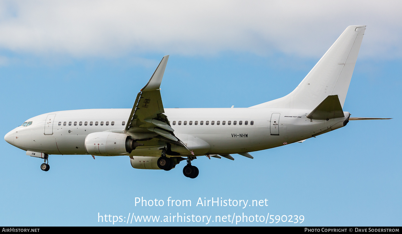 Aircraft Photo of VH-NHW | Boeing 737-7K2 | AirHistory.net #590239