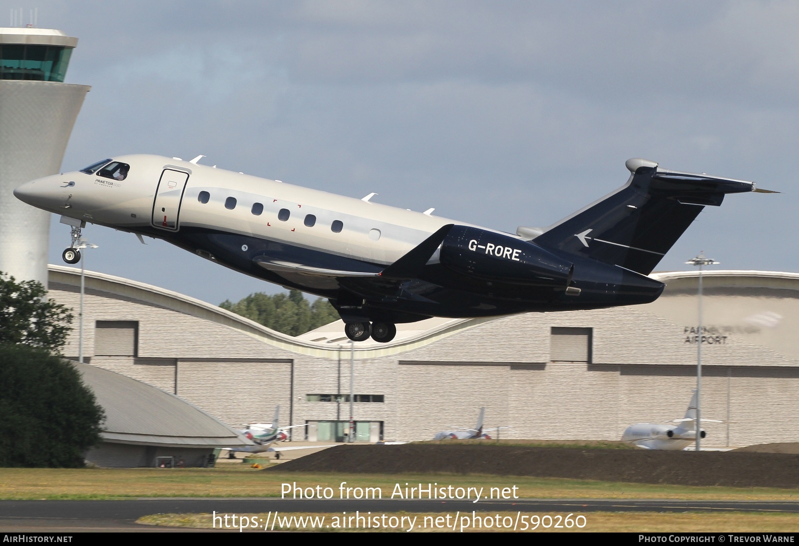 Aircraft Photo of G-RORE | Embraer EMB-550 Praetor 600 | AirHistory.net #590260