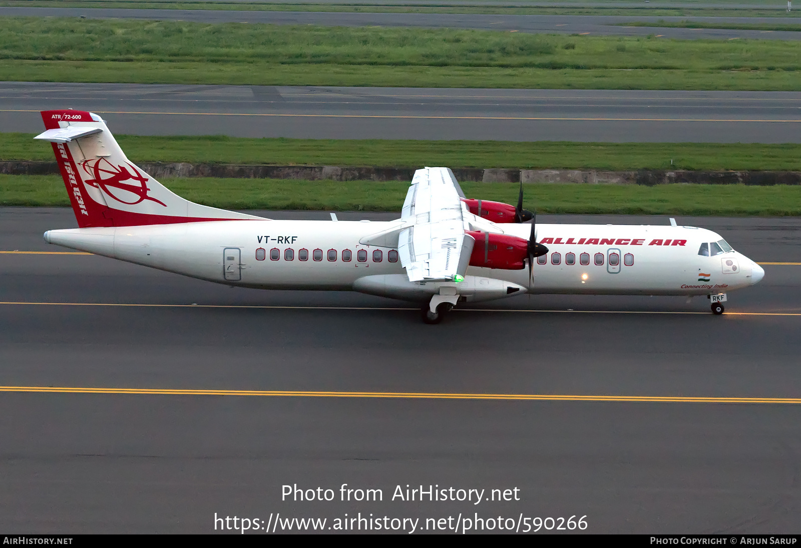 Aircraft Photo of VT-RKF | ATR ATR-72-600 (ATR-72-212A) | Alliance Air | AirHistory.net #590266