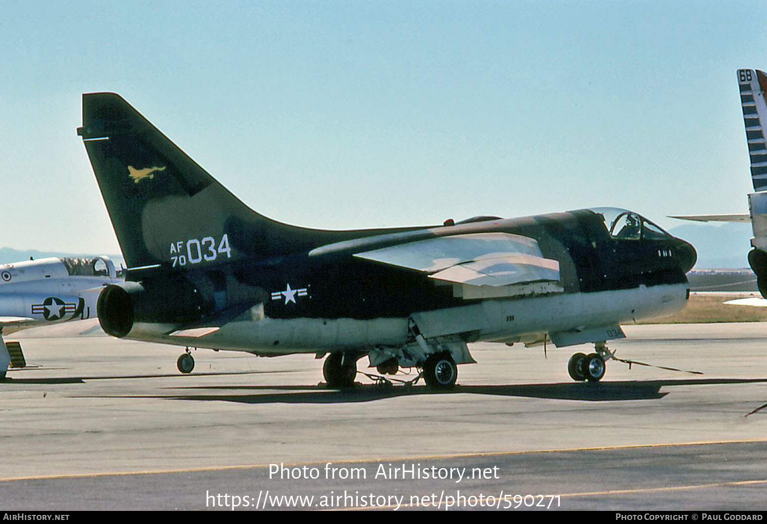 Aircraft Photo of 70-1034 / AF70-034 | LTV A-7D Corsair II | USA - Air Force | AirHistory.net #590271