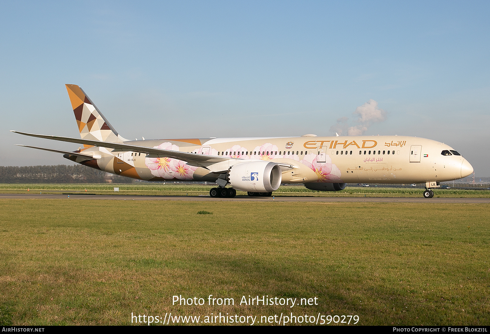 Aircraft Photo of A6-BLK | Boeing 787-9 Dreamliner | Etihad Airways | AirHistory.net #590279