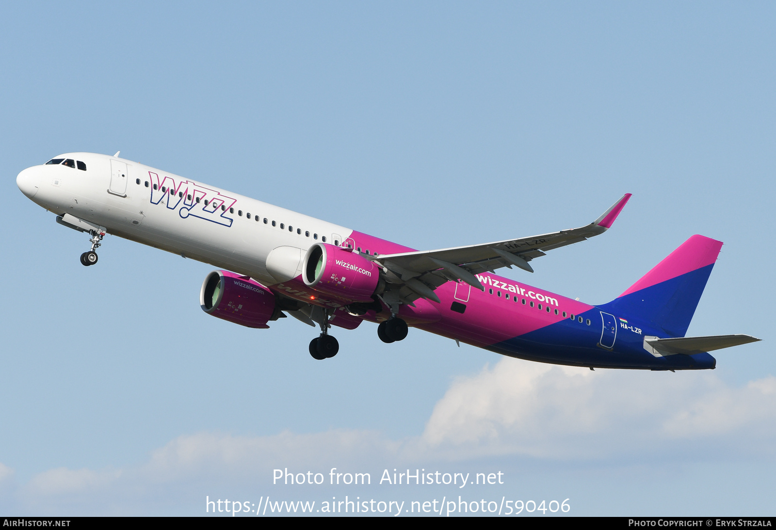 Aircraft Photo of HA-LZR | Airbus A321-271NX | Wizz Air | AirHistory.net #590406