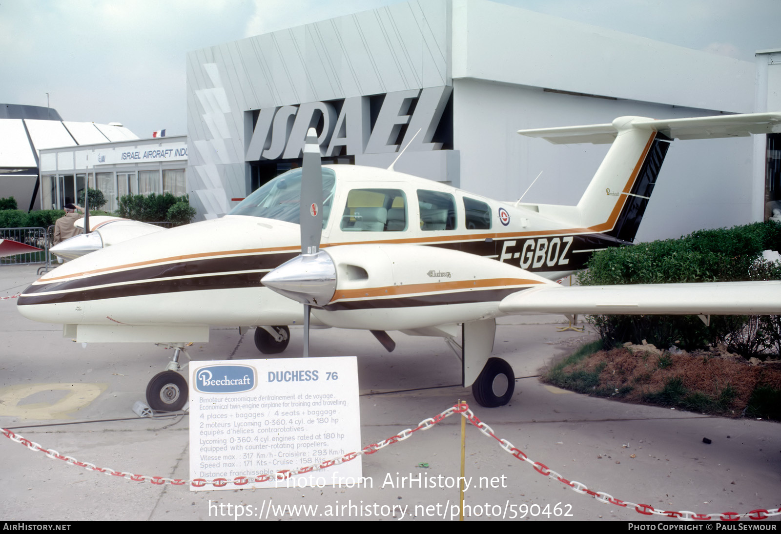 Aircraft Photo of F-GBOZ | Beech 76 Duchess | AirHistory.net #590462