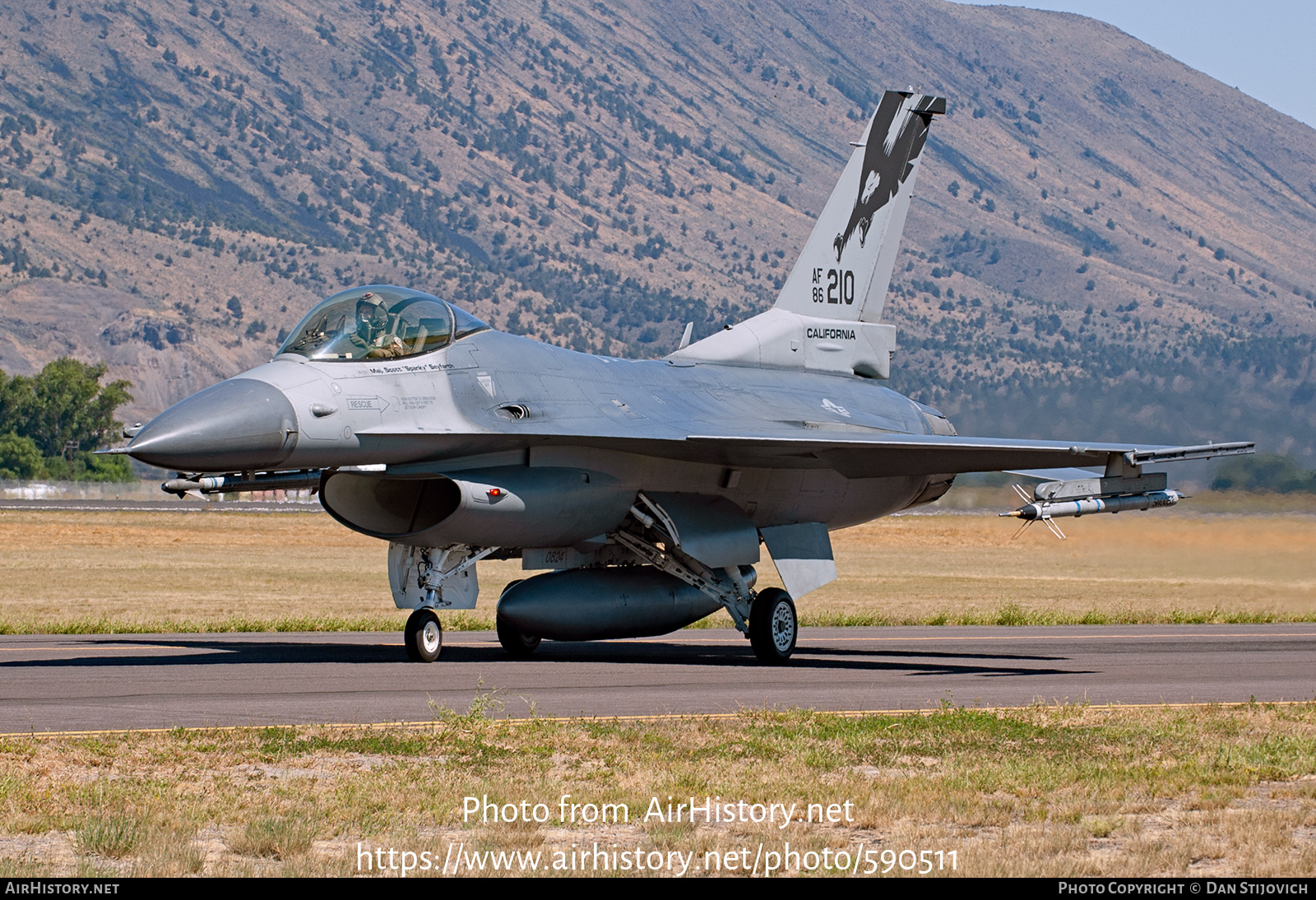 Aircraft Photo of 86-0210 / AF86-210 | General Dynamics F-16C Fighting Falcon | USA - Air Force | AirHistory.net #590511