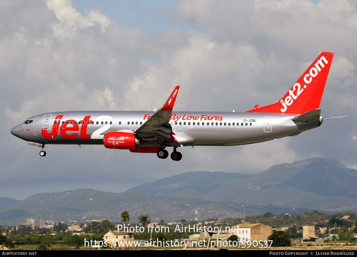 Aircraft Photo of G-JZBL | Boeing 737-800 | Jet2 | AirHistory.net #590537