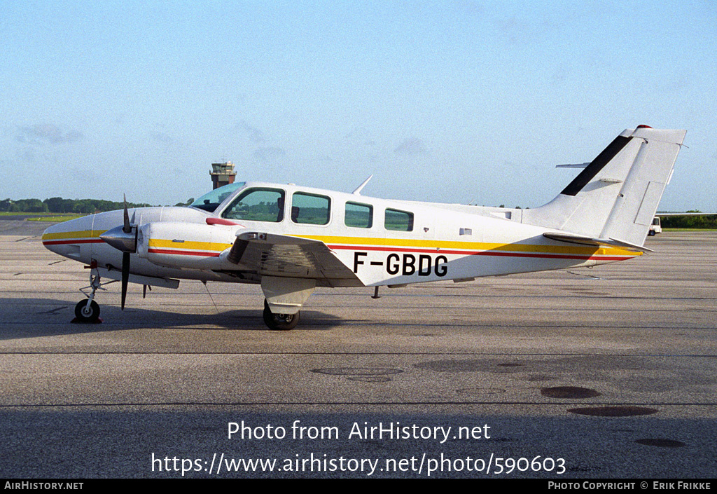 Aircraft Photo of F-GBDG | Beech 58 Baron | AirHistory.net #590603