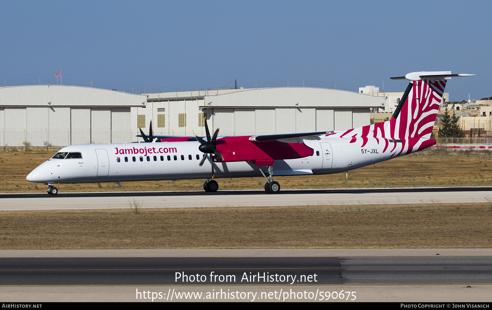 Aircraft Photo of 5Y-JXL | Bombardier DHC-8-402 Dash 8 | Jambojet | AirHistory.net #590675