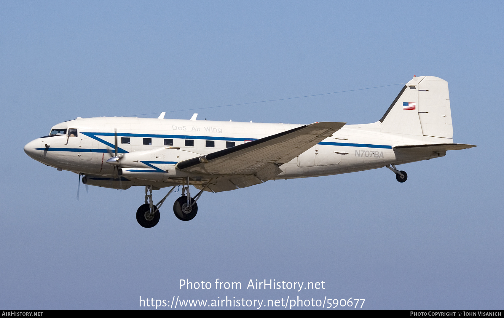 Aircraft Photo of N707BA | Basler BT-67 Turbo-67 | DoS Air Wing - Department of State | AirHistory.net #590677