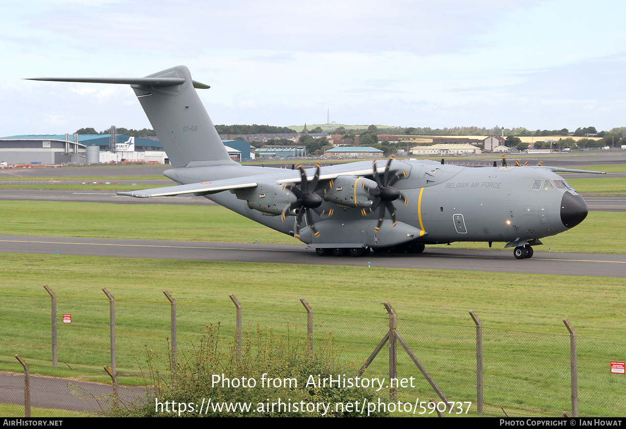 Aircraft Photo of CT-04 | Airbus A400M Atlas | Belgium - Air Force | AirHistory.net #590737